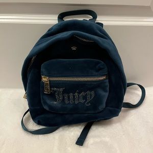 New!! Juicy couture velour mini backpack